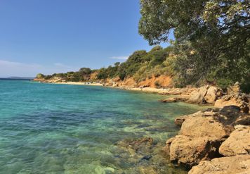 Pudarica beach, Barbat on the island of Rab